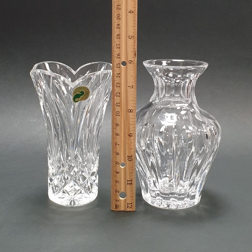 284 - Two Waterford Crystal Vases, Height 14.5/15cm