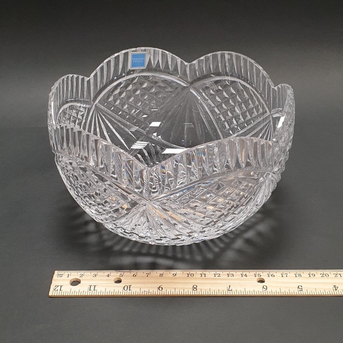 290 - Pair of Tipperary Crystal Bowls, H:11 x D:20cm