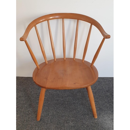 355 - small Ercol Tub Chair, Height 67cm, Seat Height 34cm