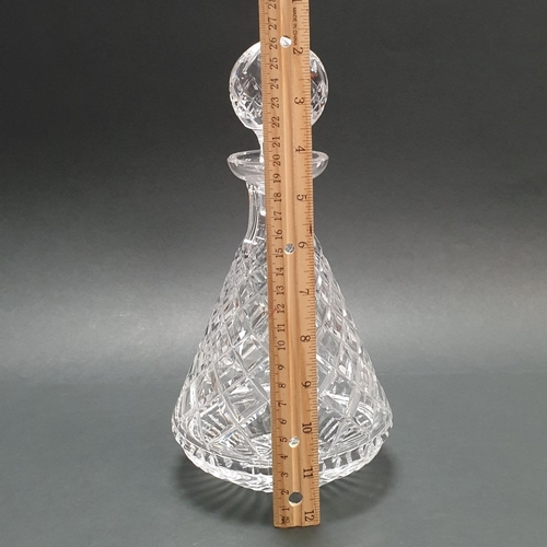 382 - Waterford Crystal Decanter with Stopper, H:27 x D:14cm