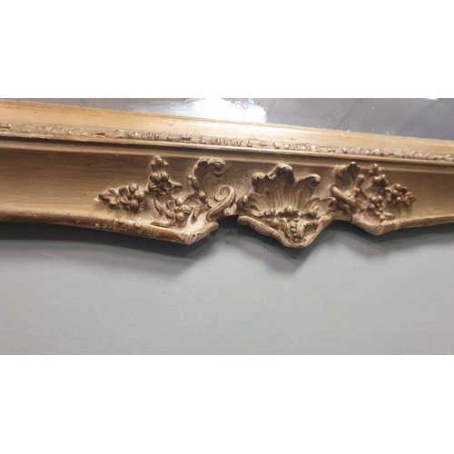 27 - Gilt Framed Wall Mirror, H:56 x W:77cm