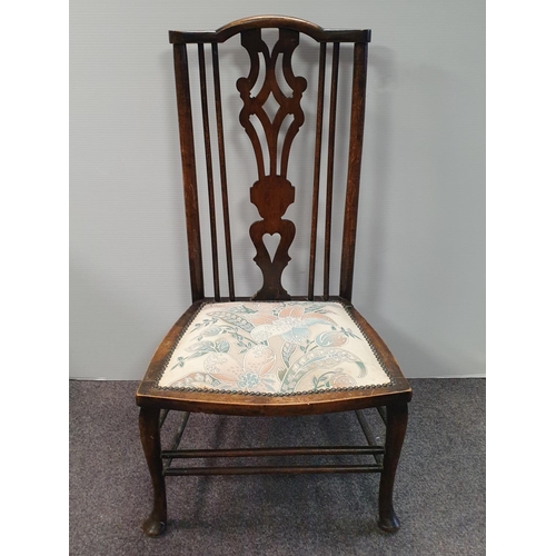 476 - Mahogany Nursery Chair