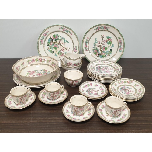 420 - 26pcs Collection of Arklow Pottery Indian Tree Pattern Dinnerware