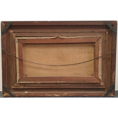 102 - Gilt Framed Painting Signed A.C.W, H:55 x W:83cm