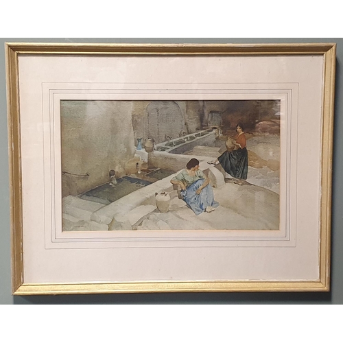 632 - Framed Print After William Russell Flint, H:44 x W:56cm