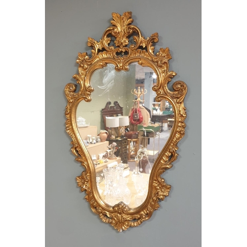 691 - Gilt Framed Wall Mirror, H:75 x W:45cm