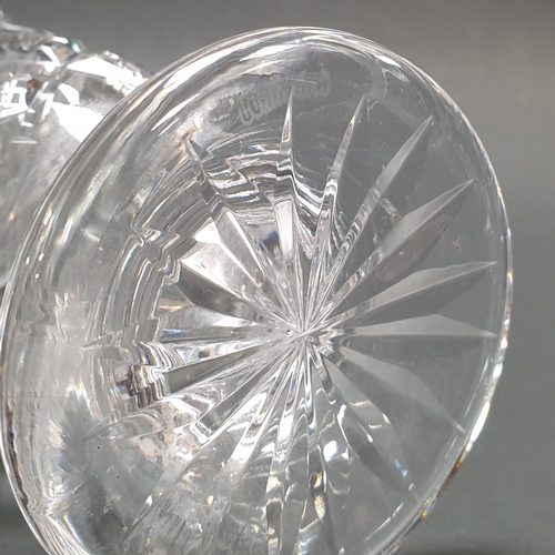 801 - Two Waterford Crystal Vases (with damage), H:15/17.5cm