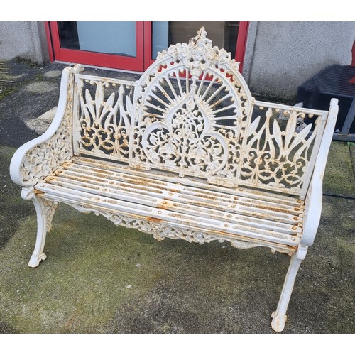 812 - Piece Cast Iron Garden Bench