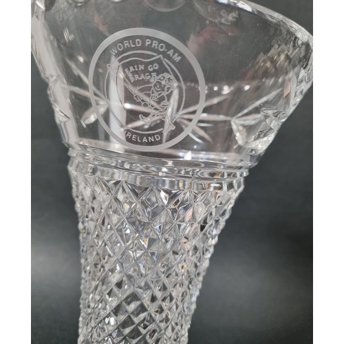 831 - Galway Crystal Vase 