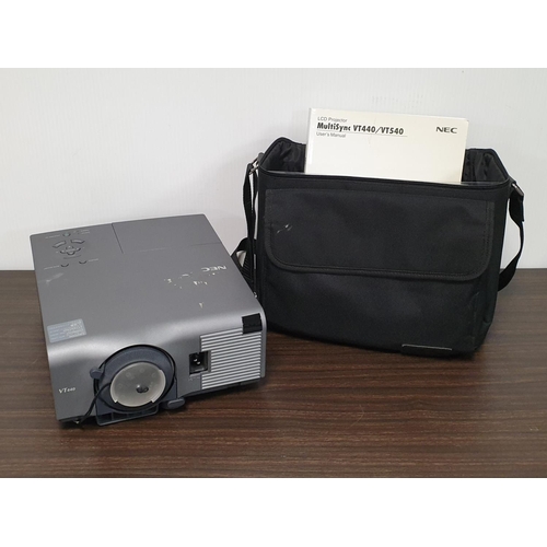 835 - NEC MultiSync VT440/VT540 LCD Projector in Case