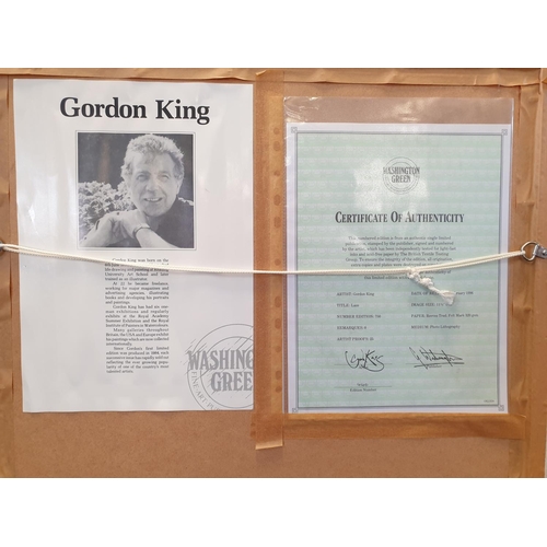 26 - Three framed prints by Gordon King, 