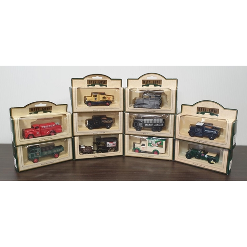 213 - Collection of 10x Days Gone Model Trucks, Cars and Horse and Cart