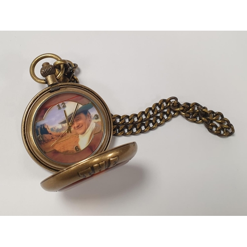 334 - The Bradford Exchange John Wayne Pocket Watch