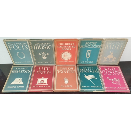 448 - Collection of 10x illustrated hardback books from the 1940's