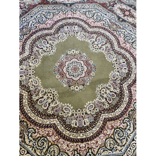 255 - Octagonal Pure New Wool Pile Rug 2m x 2m