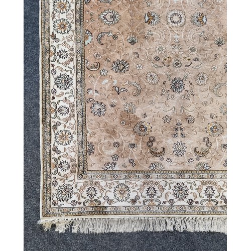 101 - Silk/Cotton All Over Design Rug  L:181cm x 124cm