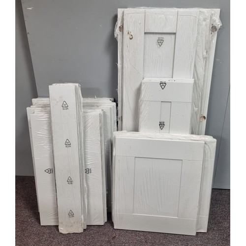 648 - 21 Kitchen Cupboard Doors and Larder Doors (As New)