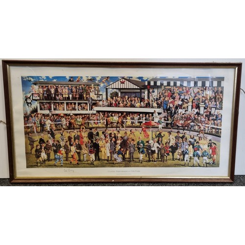 297 - Peter Curling Limited Edition Print 'Classic Performs at the Park'  95/500 From the Mural By Peter C... 