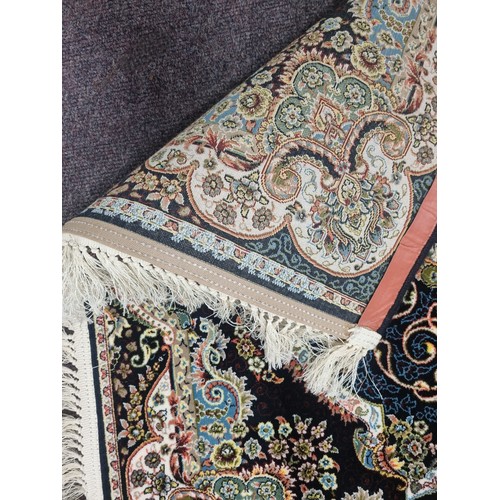224 - Fine, woven Iranian runner deep pile with a unique floral pattern price  4.1m x 10m approx.