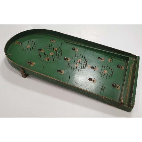 748 - Chad Valley Vintage Bagatelle Game with Steel Balls