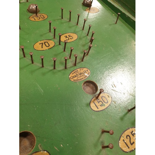 748 - Chad Valley Vintage Bagatelle Game with Steel Balls