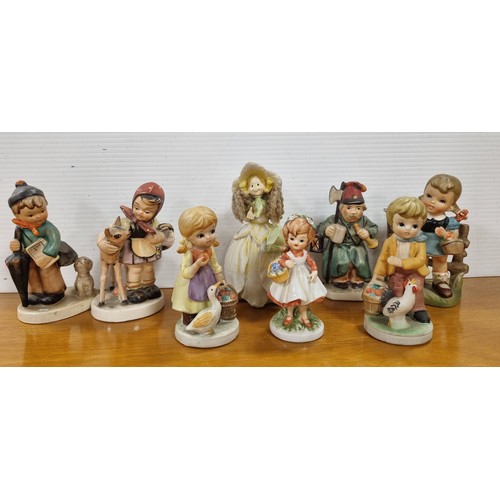138 - Assorted Lot Figures including Friedel, Napco, and others, tallest approx. 14.5cm