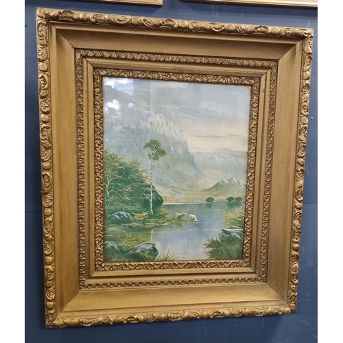 193 - Antique Framed Print, Ben Ledi McGregor H: 79cm x W: 68cm