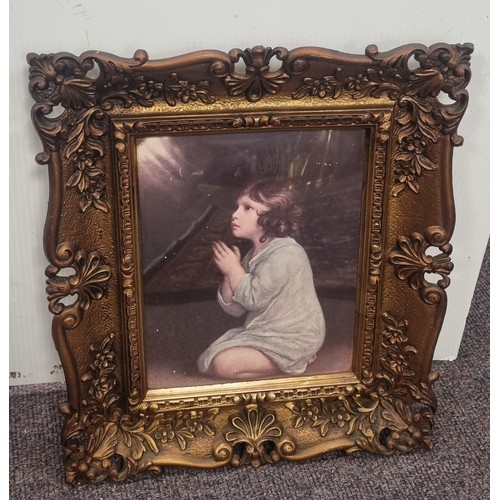 218 - Gilt Framed Picture W: 40cm x H: 46cm