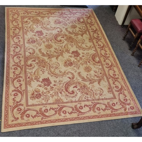 424 - Laura Ashley Cotton & Wool Rug 240cm x 160cm