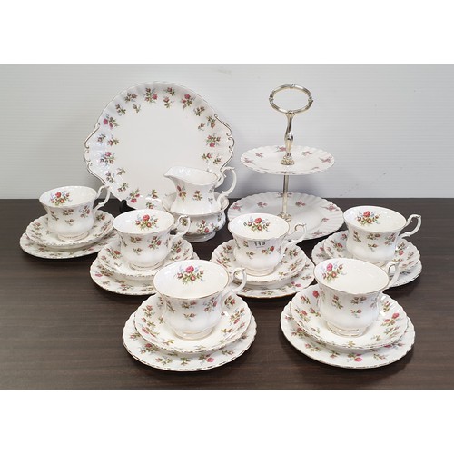119 - 22 Piece Royal Albert 'Winsome' Tea Set including Two Tier Cake Plate and Cake Plate