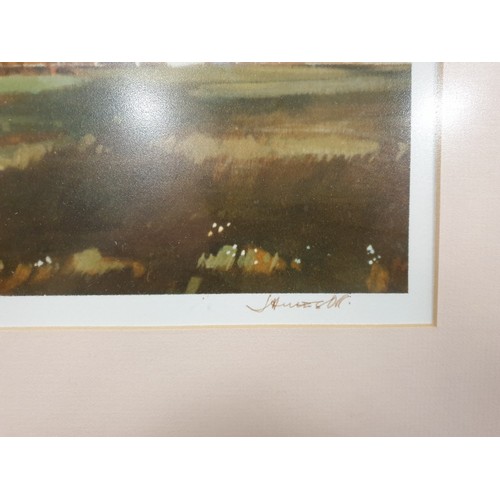 198 - Pair of Framed Golf Links Pictures  H: 43cm x W: 53cm