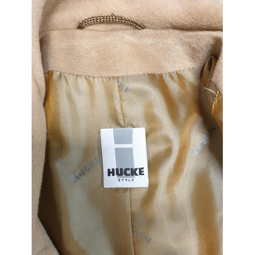 905 - Hucke Ladies Coat (Size 12) with Scarf