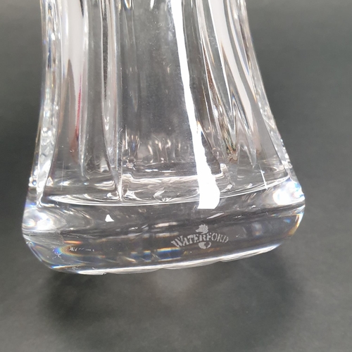 923 - Two Waterford Crystal Vases, 20x12cm and 15x11cm