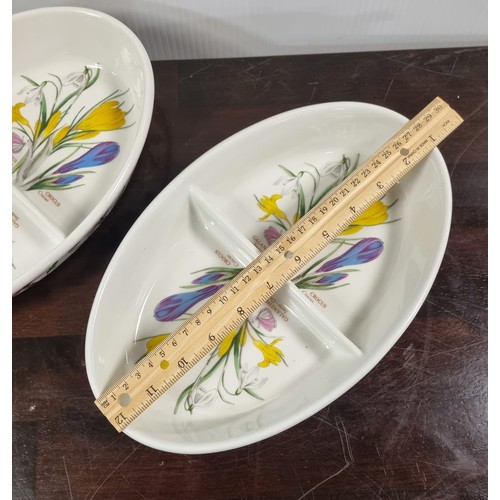 797 - Pair of Portmeirion Botanic Garden Serving Dishes