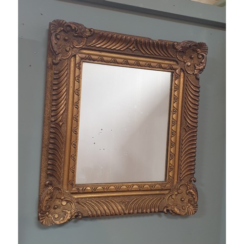 699 - Gilt Framed Wall Mirror H: 45cm x W: 40cm