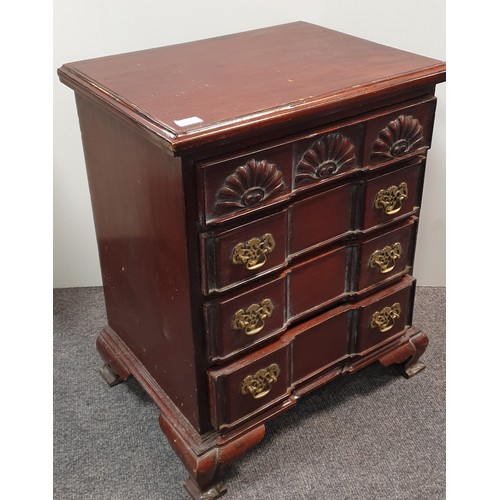 805 - Reproduction Mahogany Four Drawer Chest