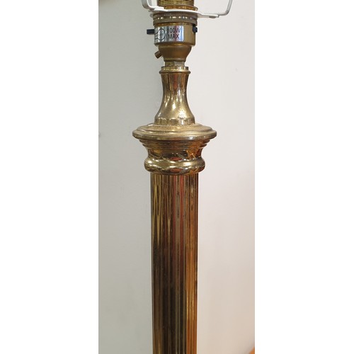 230 - Matching Brass Standard and Table Lamp Bases