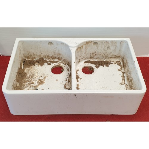 1051 - Double Belfast Sink H: 22cm x W: 81cm x D: 50cm