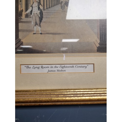 706 - Lot of 2x Framed Prints - The Provost's House, Trinity College, Dublin , William Sadler H: 32cm x W:... 