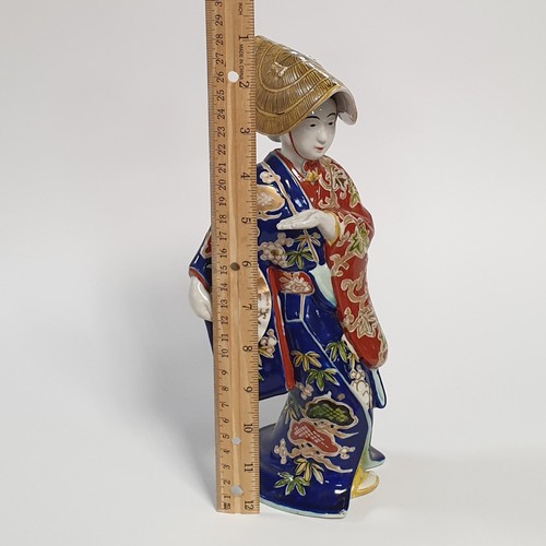 23 - Old Oriental porcelain figure, Height 27cm