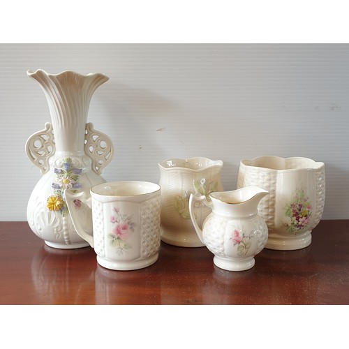 22 - Belleek Millennium Twin Handled 