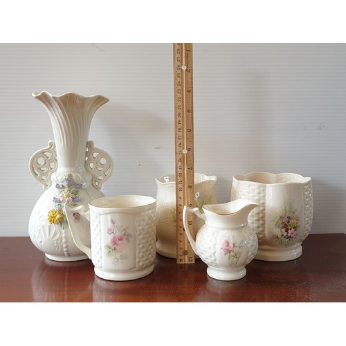 22 - Belleek Millennium Twin Handled 