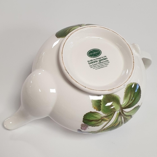 51 - Portmeirion Botanic Garden 4 Piece Set - 2x Tea Pots, Sugar and Milk