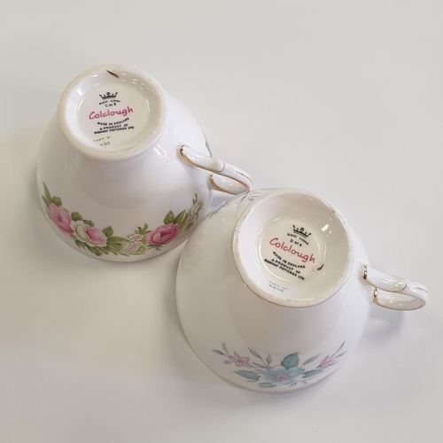 55 - Two Colclough Part Tea Sets, 58pcs Total