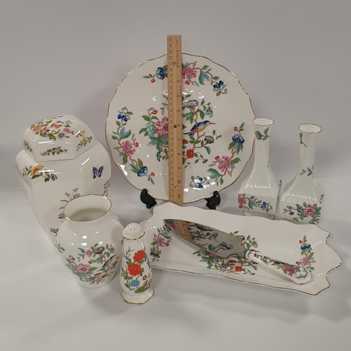 147 - 8 Piece Collection of Aynsley including Pembroke, Cottage Garden and Famille Rose