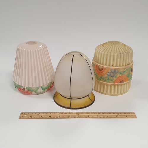 134 - Lot of 3x Vintage Lamp Shades