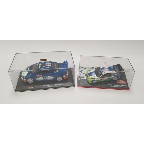 Four Model Rally Cars