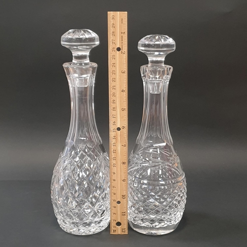 7 - Lot of 2x Waterford Crystal Decanters, Height 27cm