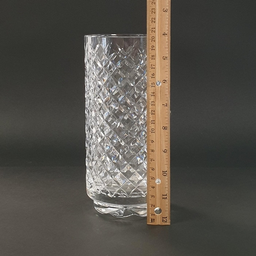 34 - Waterford Crystal Vase, H:20 x D:10cm