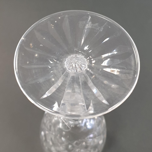 36 - Set of Six Waterford Crystal Liqueur Glasses, Height 14.5cm